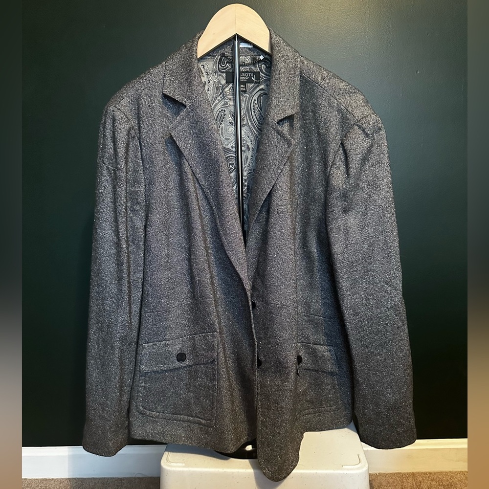 Talbots Gray Blazer 18W